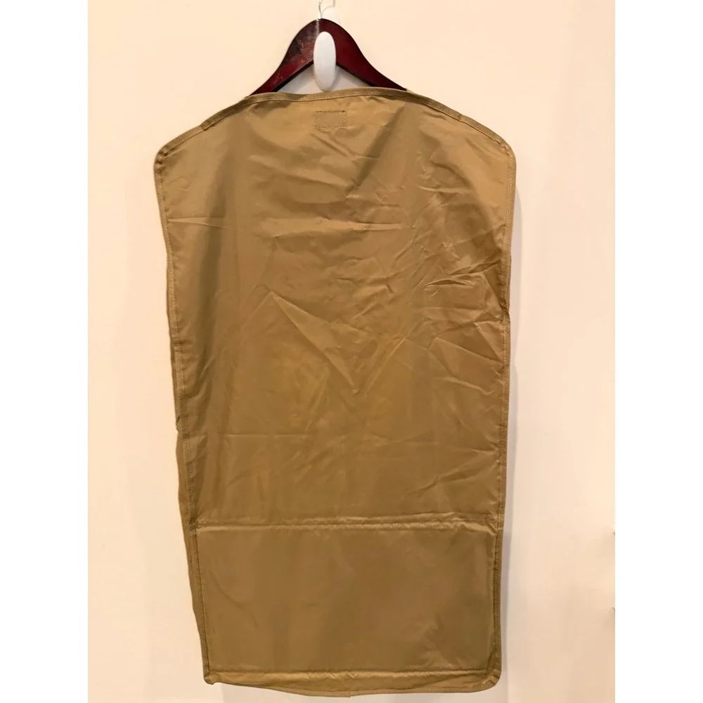 Hartmann Travel Garment Bag Tan Nylon Suit Cover Hanging Garment Sleeve Luggage
